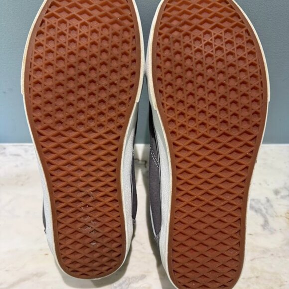 Vans Gray/White Old Skool Men's Low-Top Canvas Classic, Size 12 - Picture 4 of 10